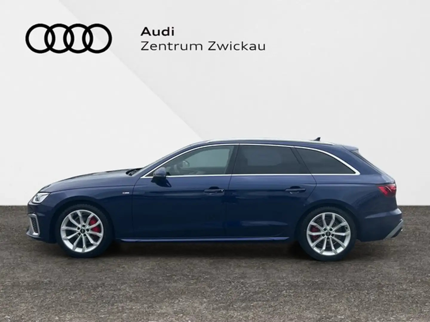 Audi A4 Avant 40TDI quattro S-line Matrix LED Scheinwer... Blau - 2