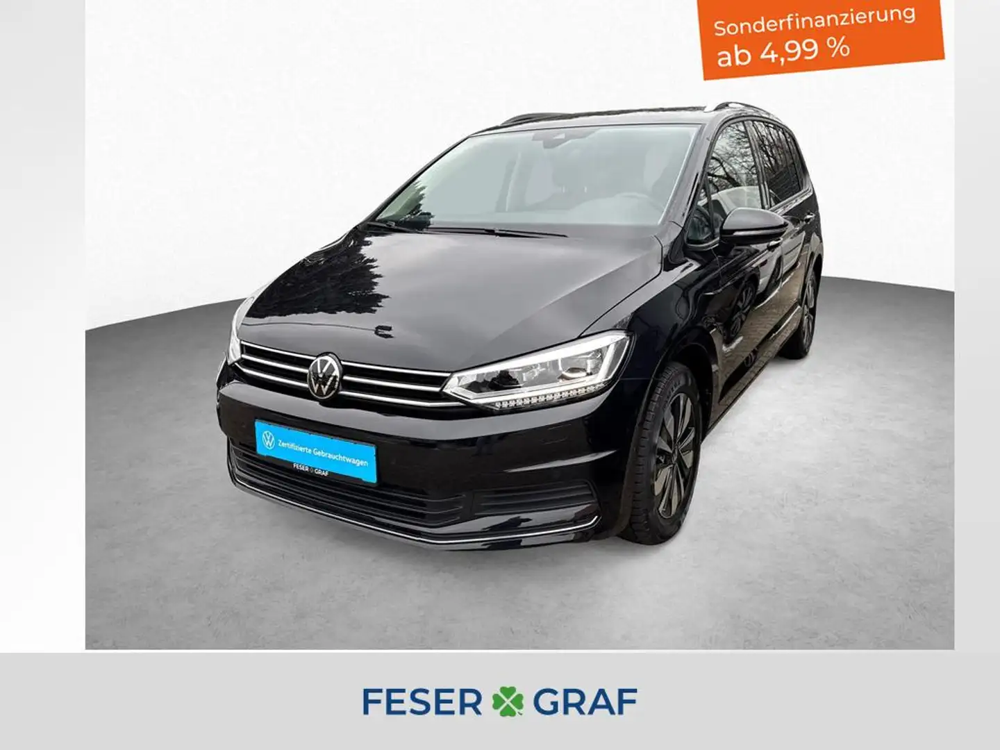 Volkswagen Touran MOVE 1.5 TSI 7-DSG LED NAVI KAMERA Schwarz - 1