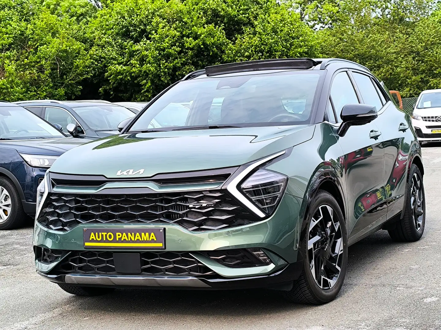 Kia Sportage 1.6 TGDI 150CV GT-LİNE B.AUT VIRTUAL TOIT PANO Groen - 1