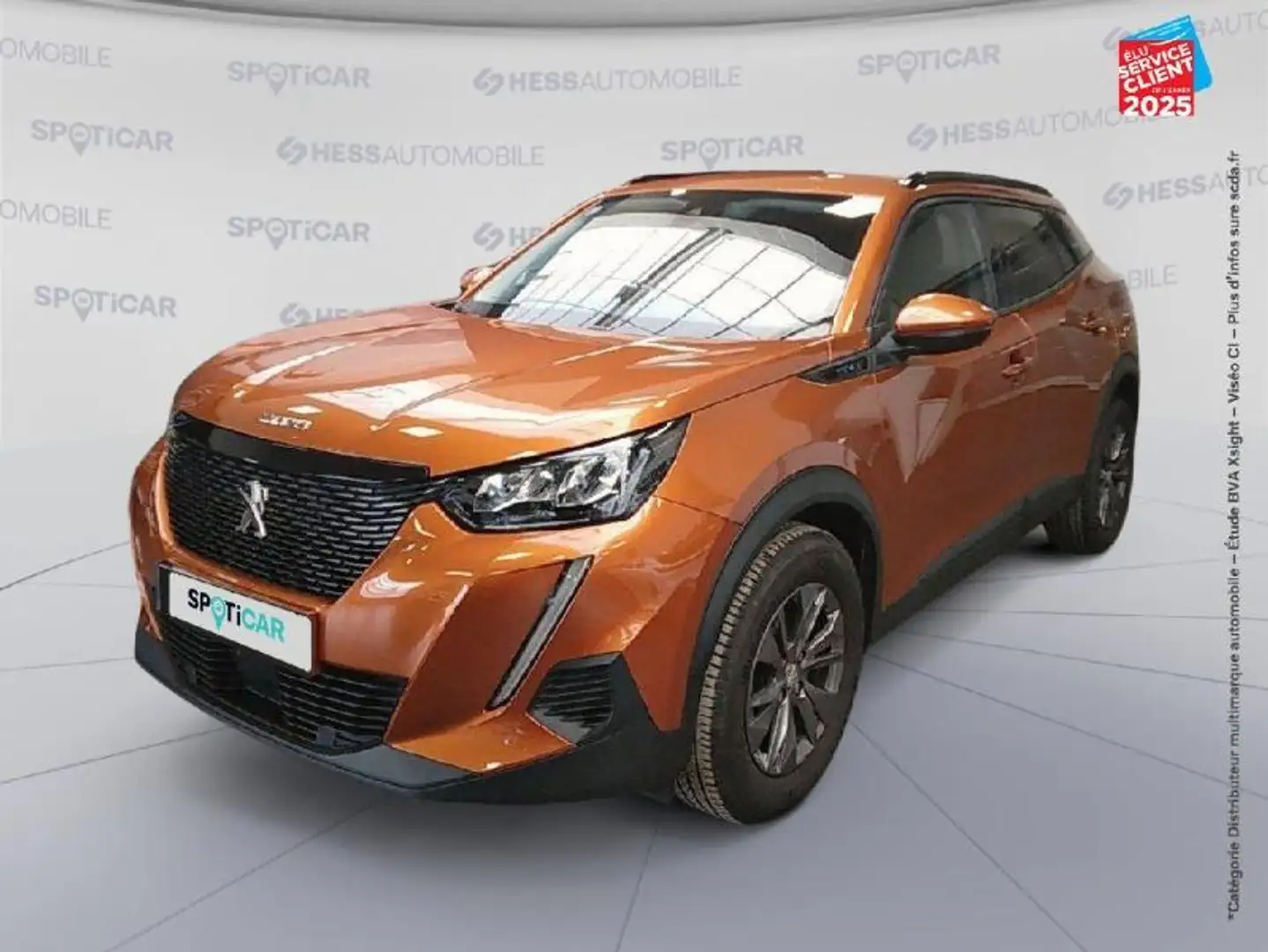 Peugeot e-2008 1.2 PureTech 130ch S\u0026S Style Orange - 1