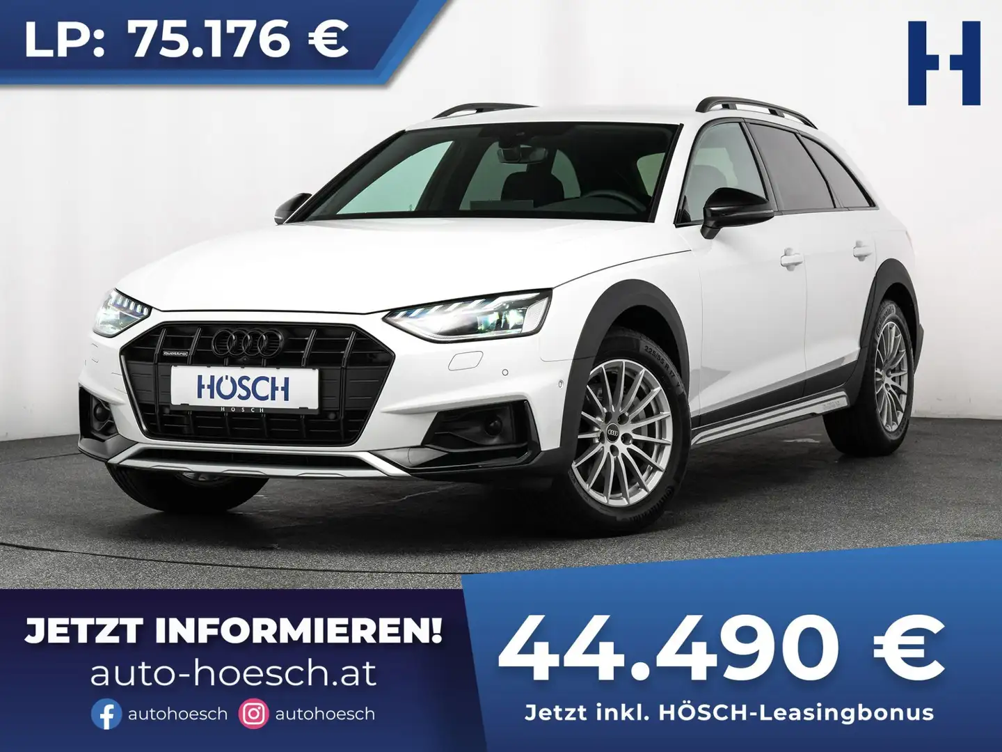 Audi A4 allroad quattro TDI BLACK MATRIX 360° STHZ++ Weiß - 1