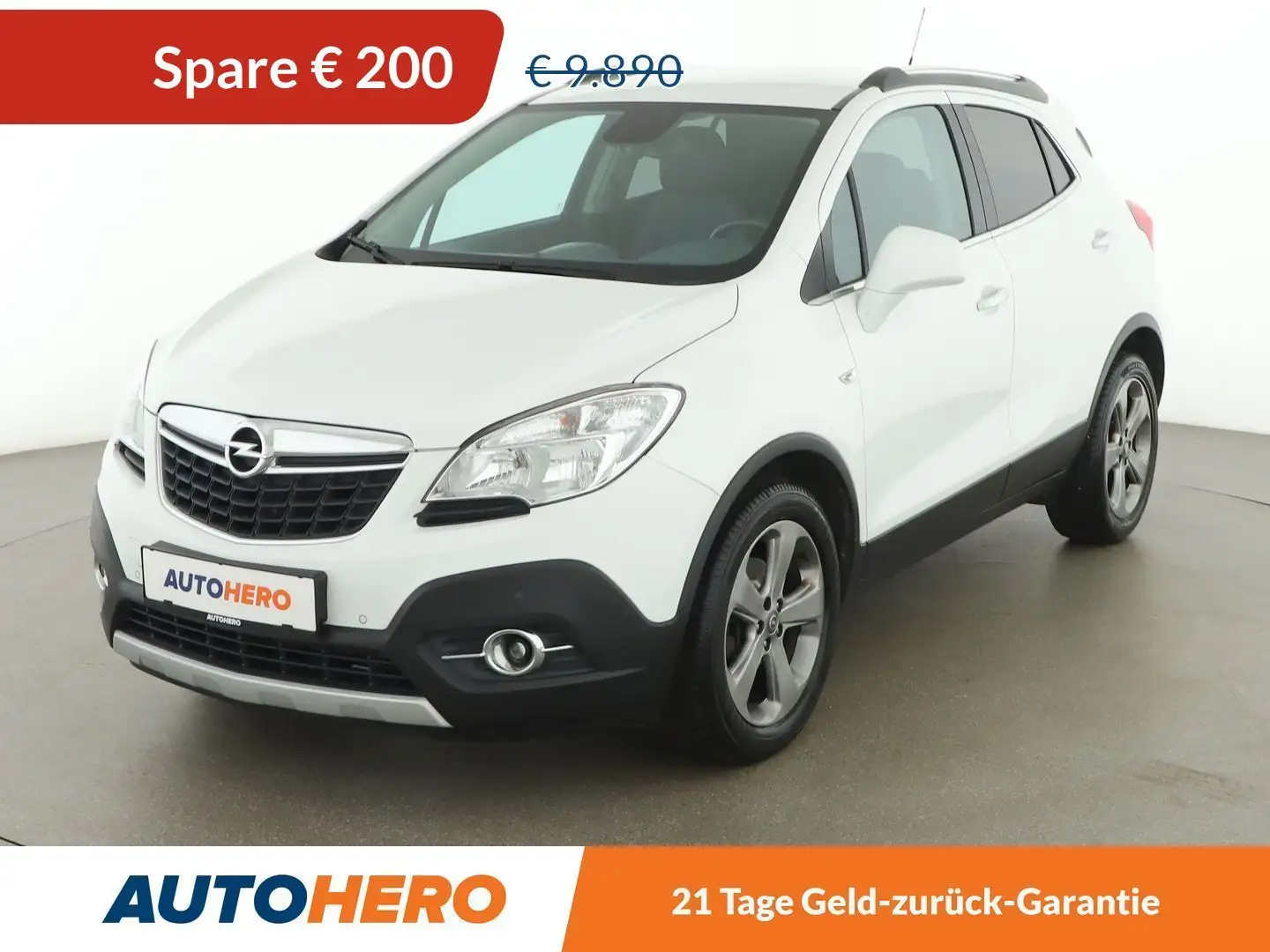 Opel Mokka 1.4 Turbo Cosmo 4x4 *PDC*TEMPO*BT* Weiß - 1