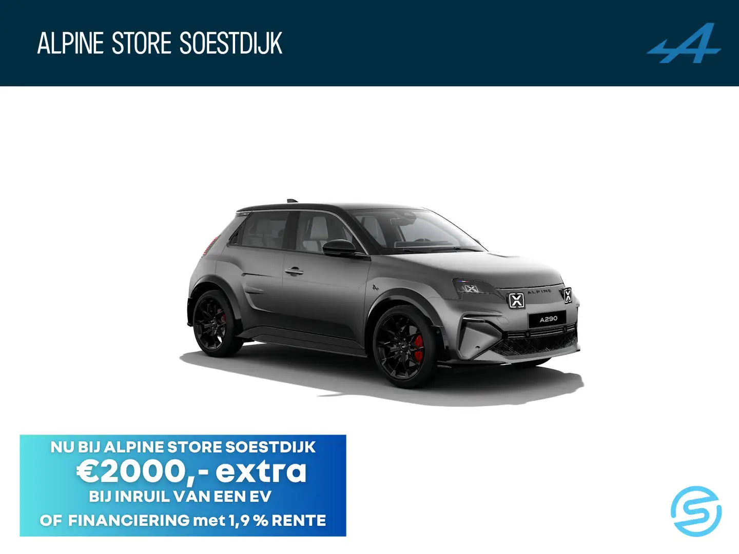 Alpine A290 GTS 52 kWh NIEUW | Pack Driving | Franse Vlag | Da Grigio - 1