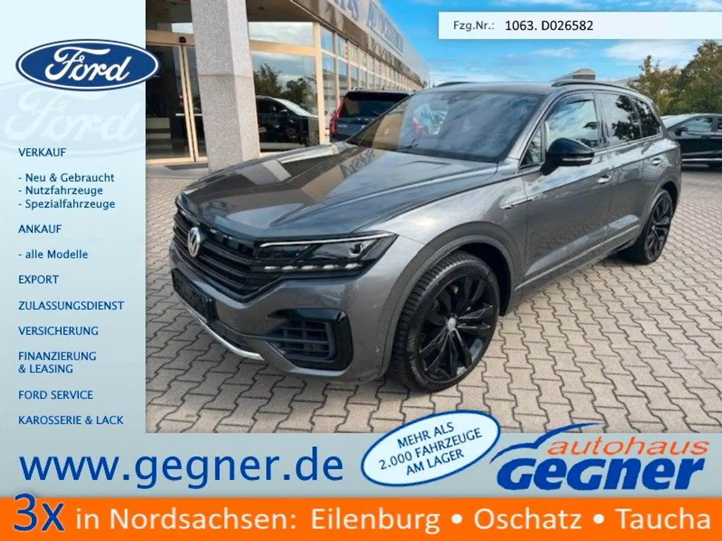 Volkswagen Touareg R-Line 4Motion Lufetfederung Gris - 1