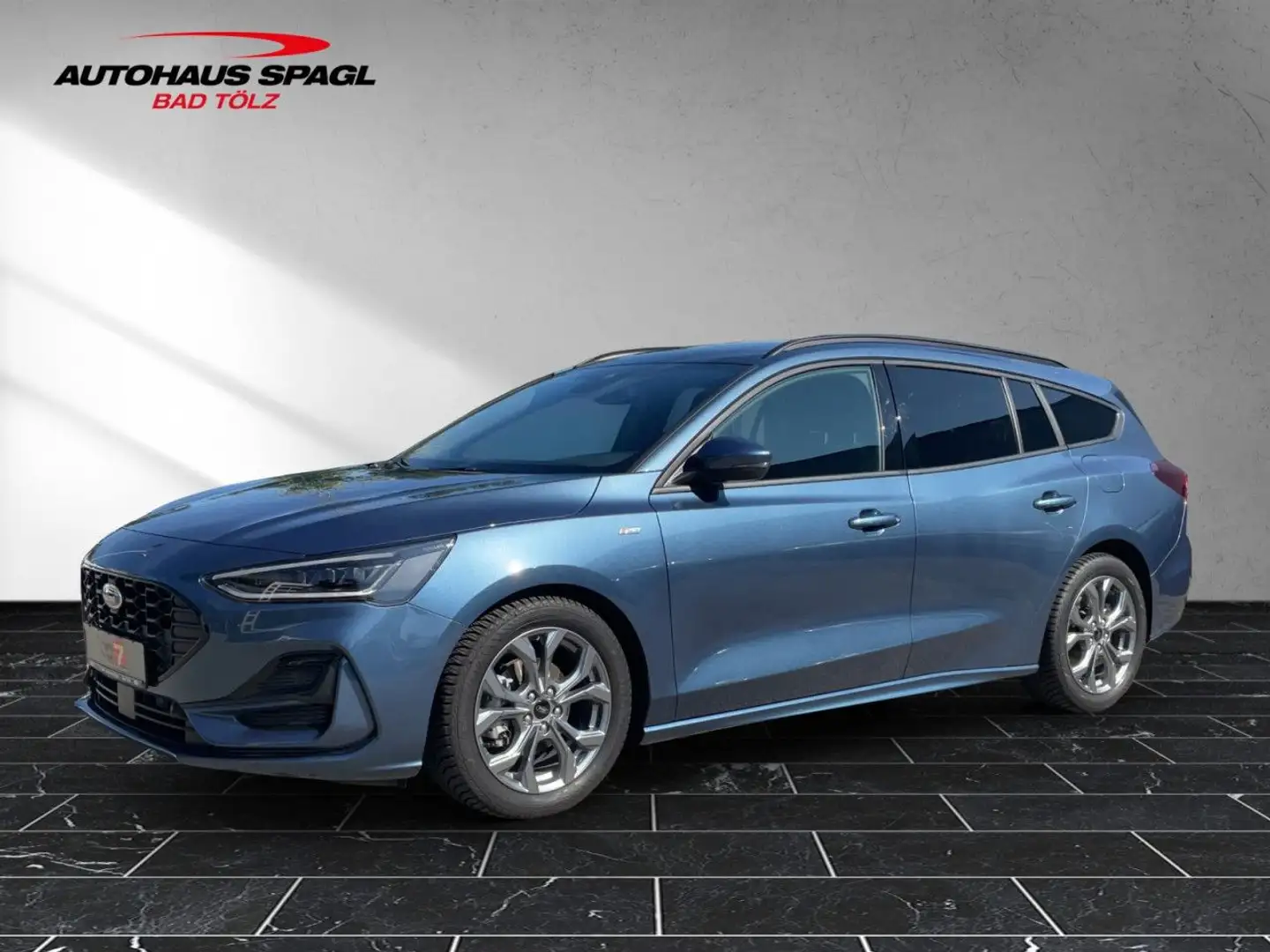 Ford Focus ST-Line Bluetooth Navi LED Klima el. Fenster Blauw - 2