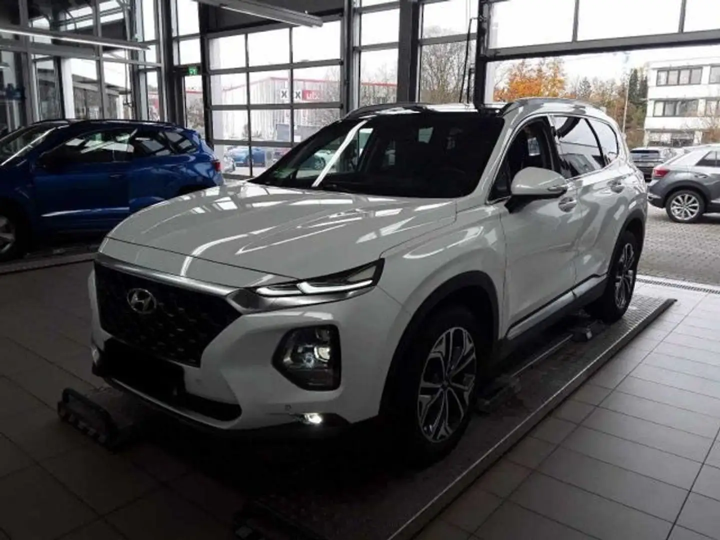 Hyundai SANTA FE Santa Fe 2.2 CRDi DPF Premium 4WD (EURO 6d-TEMP) Blanc - 1