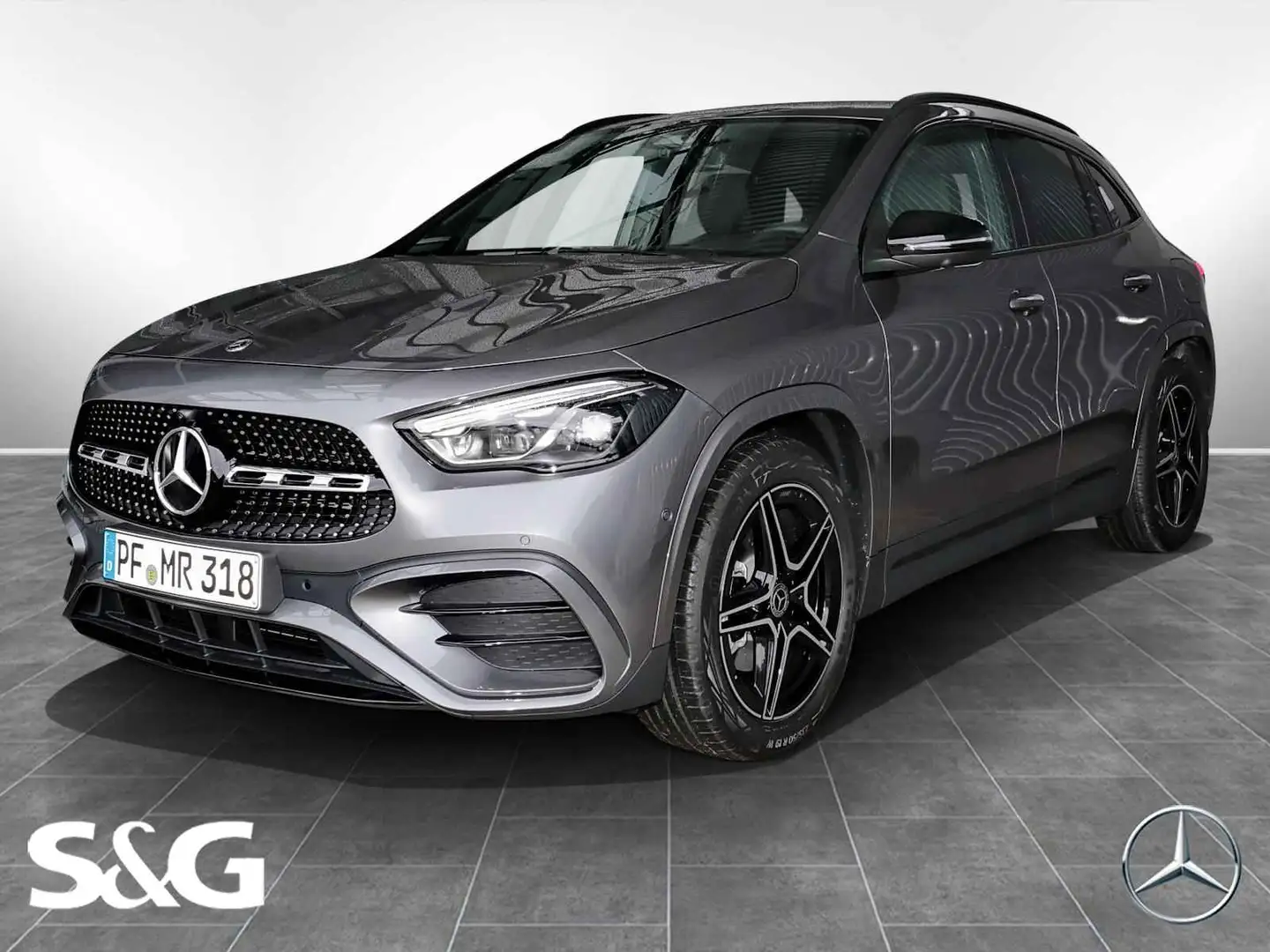 Mercedes-Benz GLA 200 AMG MBUX+360°+M-LED+AHK+Night+Distronic Gris - 1