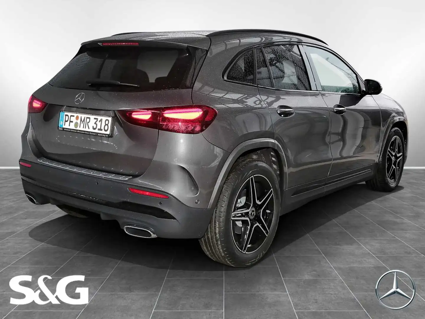 Mercedes-Benz GLA 200 AMG MBUX+360°+M-LED+AHK+Night+Distronic Gris - 2
