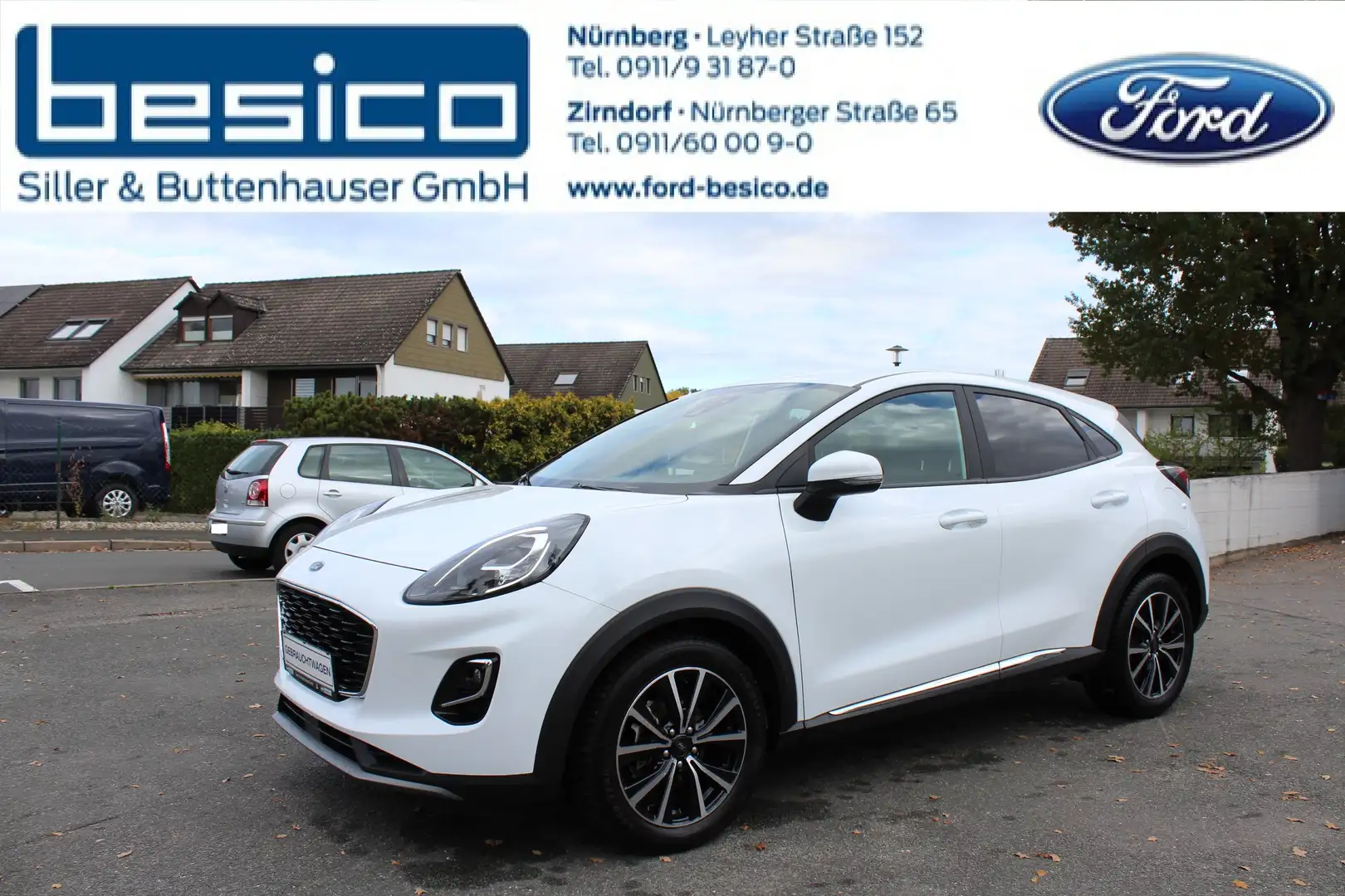 Ford Puma Titanium 1,0EcoBoost*Navi*Heckklappe elektrisch* Blanc - 1