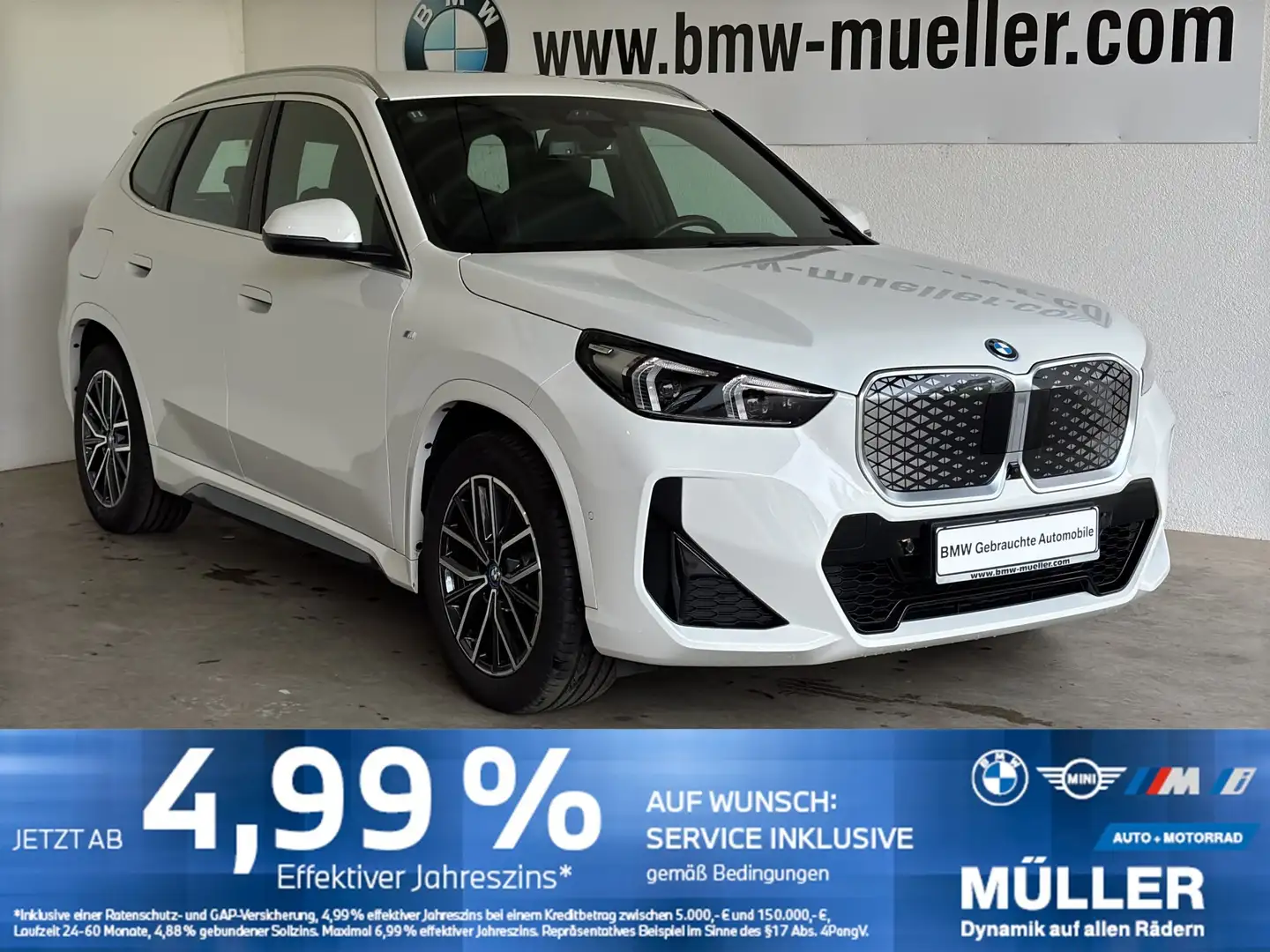 BMW iX1 xDrive30 M Sport HUD/LED+/360/ACC/K-ZUG/SH Weiß - 1