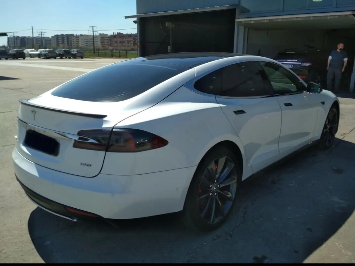 Tesla Model S 85D  Superchargers gratis de por vida Weiß - 2