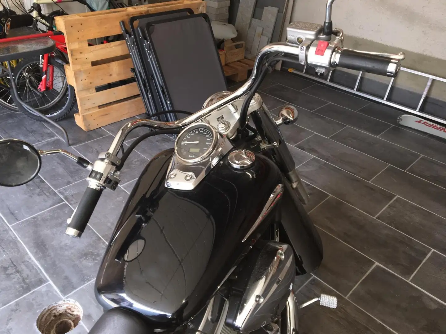 Honda Shadow 750 Negru - 2
