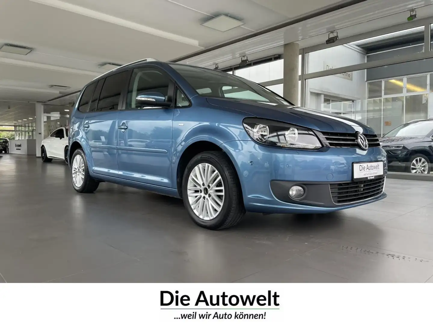 Volkswagen Touran Cup 1.4 TSI DSG PDC SHZG KLIMAAUT GRA AHK Klima Blau - 1