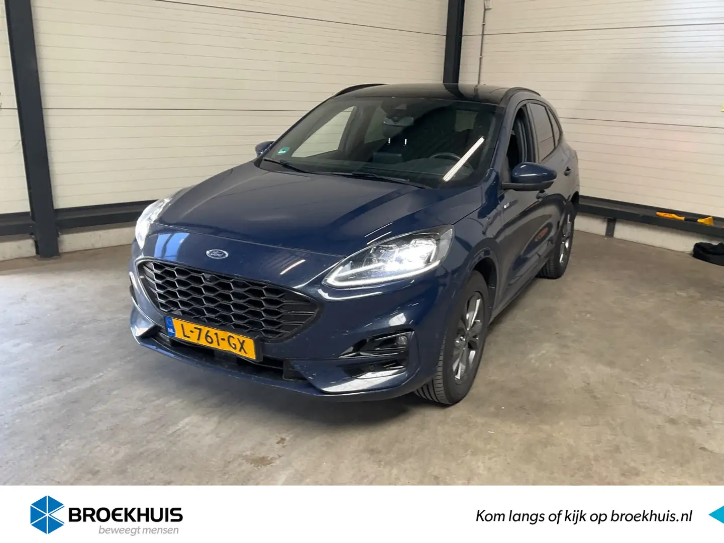 Ford Kuga 2.5 PHEV ST-Line X | Pano-dak | 100% Dealer Onderh Blauw - 1