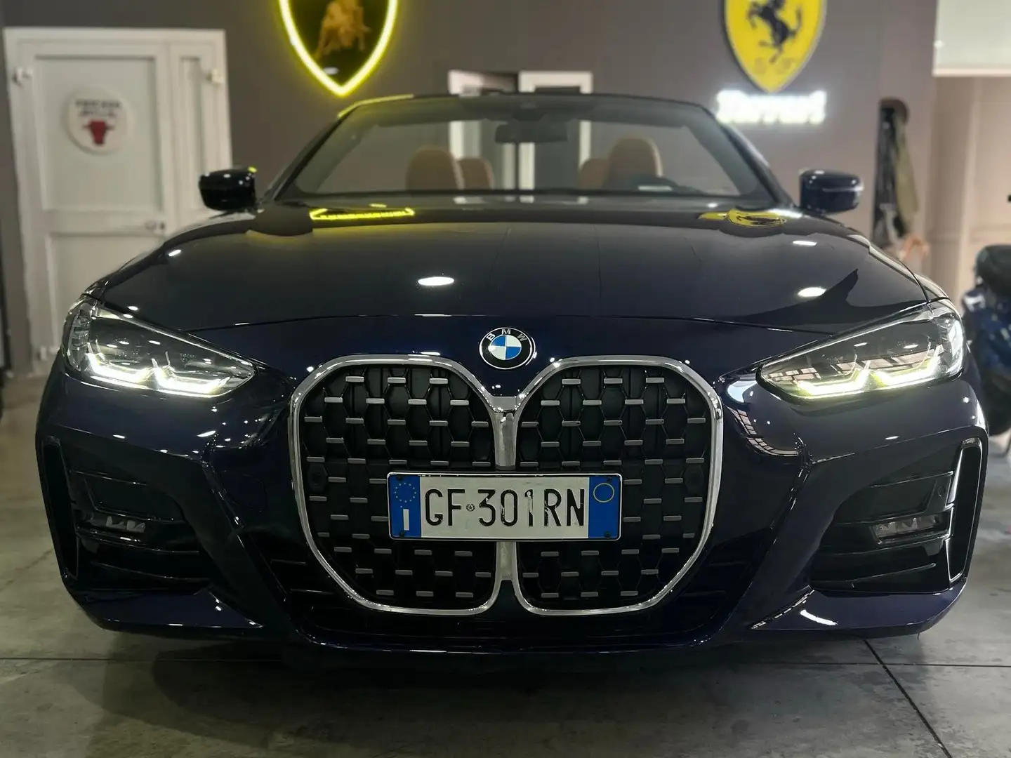 BMW 420 420d Cabrio Msport auto *APP *LED *NAVI *MEMORIA Azul - 1
