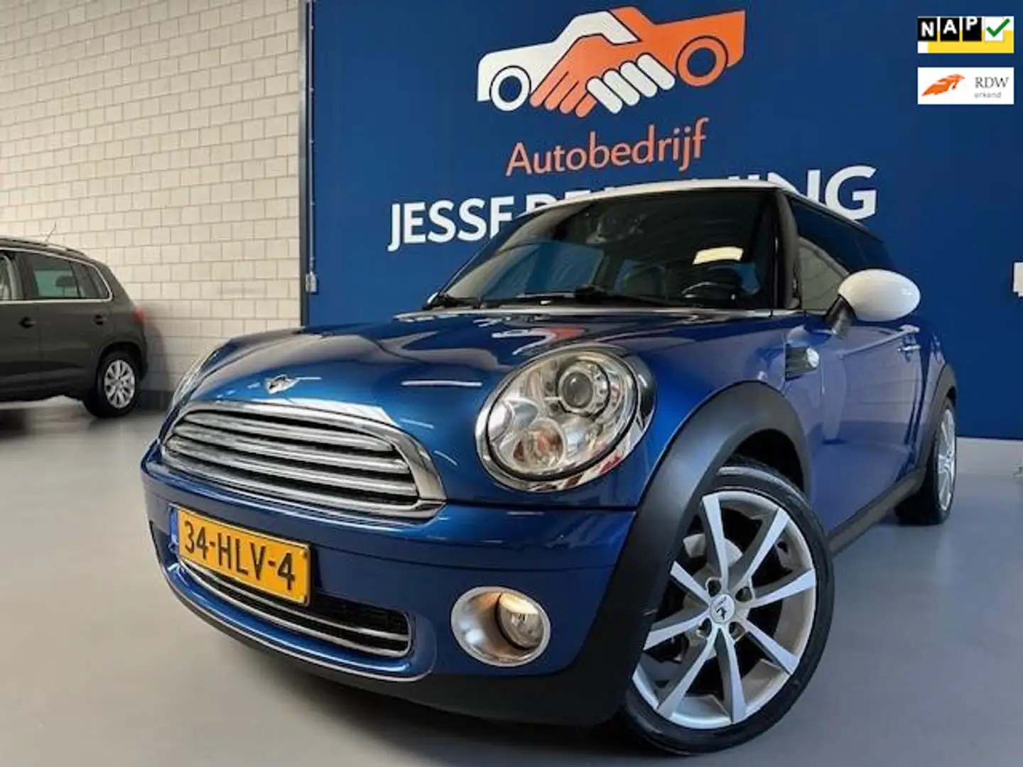 MINI Cooper Mini 1.6 Chili.bj.2009.blauw/wit dak.leder.airco.s Blu/Azzurro - 1