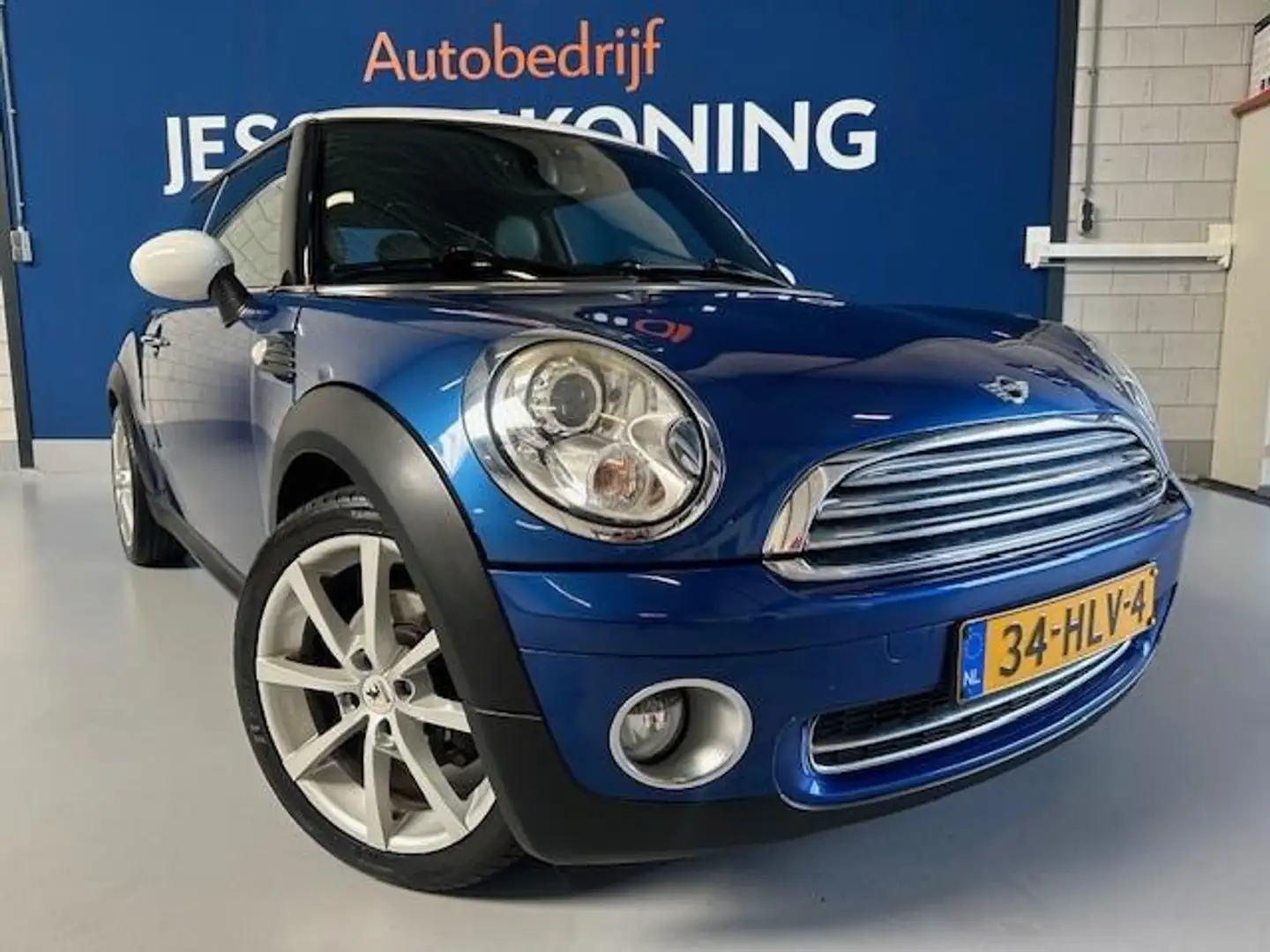 MINI Cooper Mini 1.6 Chili.bj.2009.blauw/wit dak.leder.airco.s Blu/Azzurro - 2