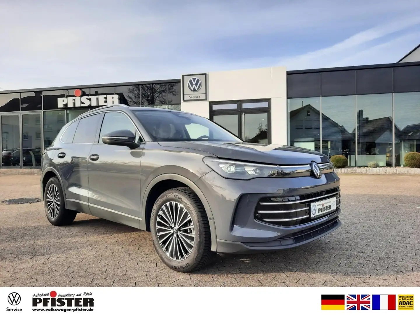 Volkswagen Tiguan 2.0 TDI Elegance IQ-Light AHK 360Kamera Klima Gris - 1