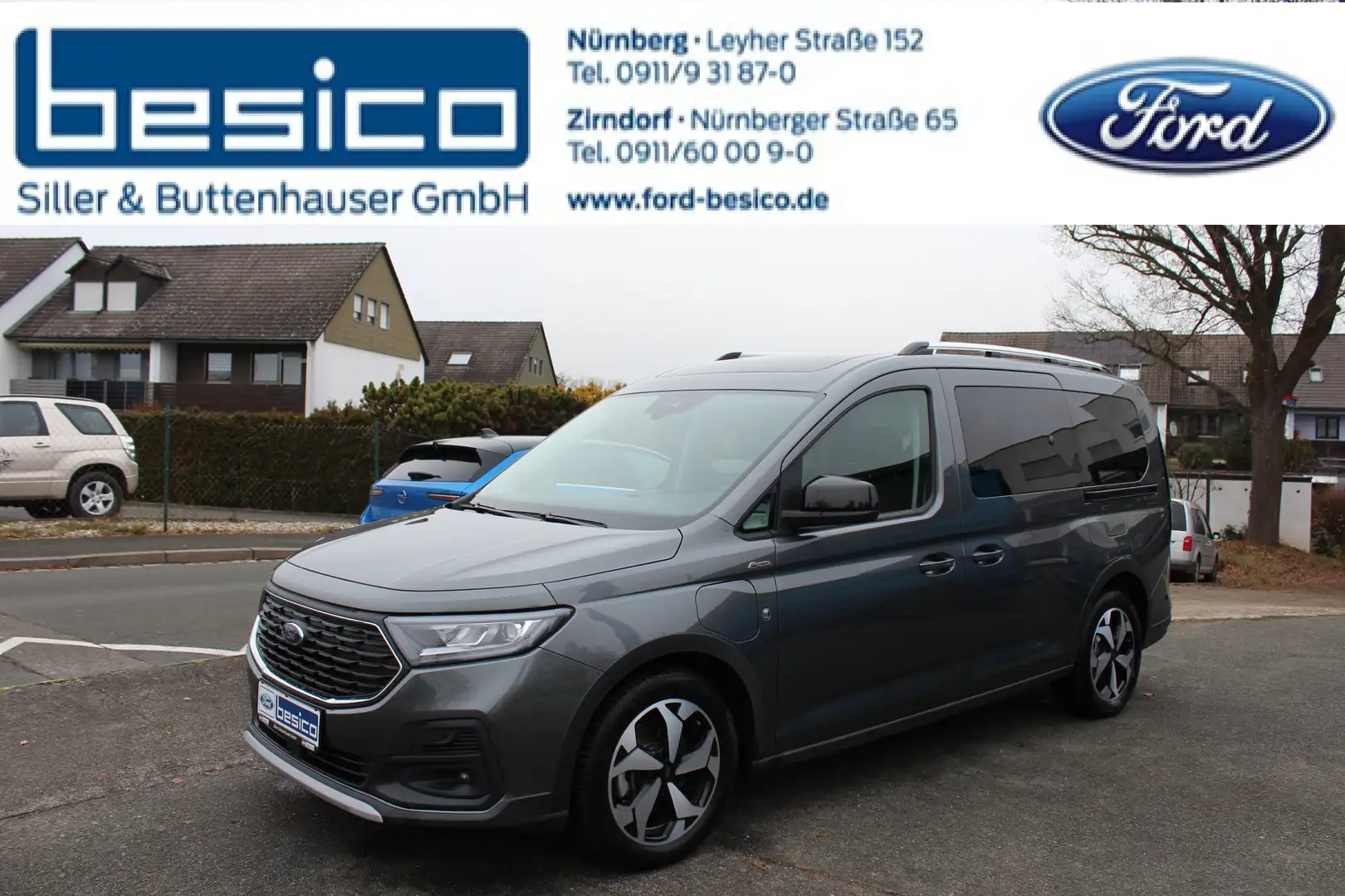 Ford Tourneo Connect Active PHEV L2*Automatik*7-Sitze*LED*ACC*Navi* Grau - 1