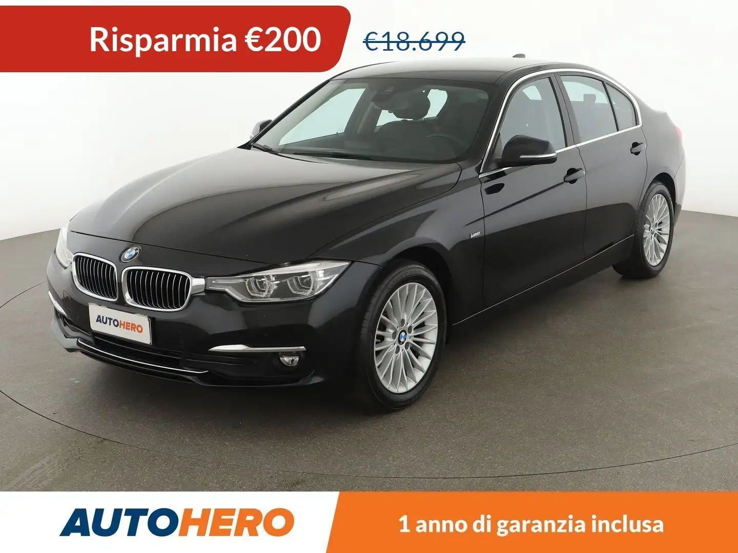 BMW 318 318d Luxury Line Nero - 1