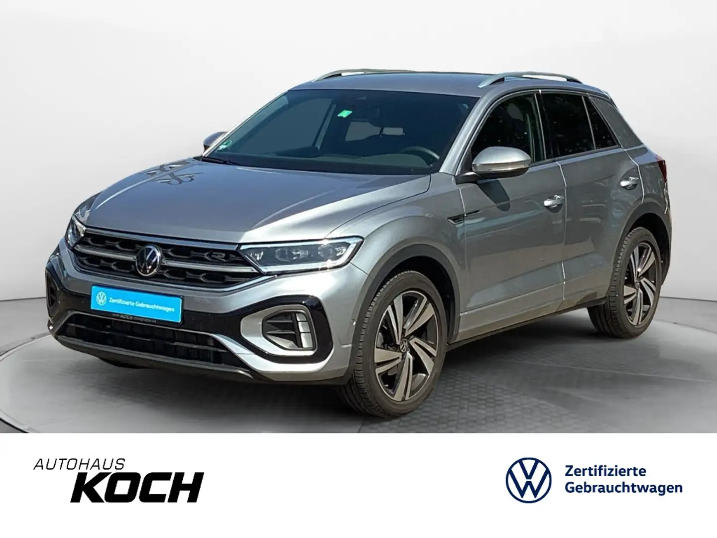 Volkswagen T-Roc 1.5TSI R-Line DSG Navi LED AHK beats Kamer Zilver - 1