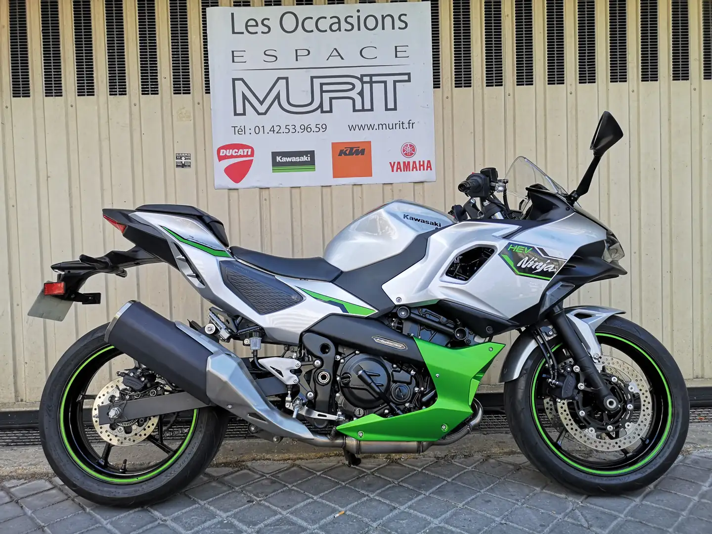 Kawasaki Ninja 7 Hybrid Gris - 1