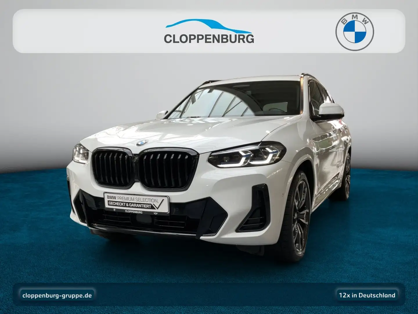 BMW X3 xDrive30d ZA M Sportpaket Head-Up+AHK+Navi+BT Weiß - 1