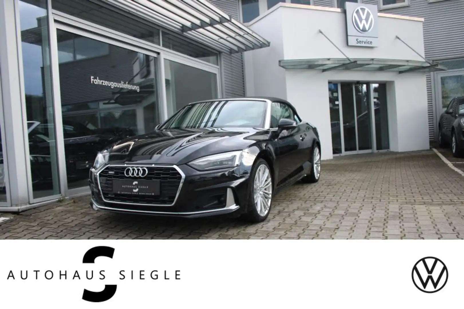 Audi A5 40 Cabriolet quattro advanced 2.0 TDI S-Tronic Nav Schwarz - 1
