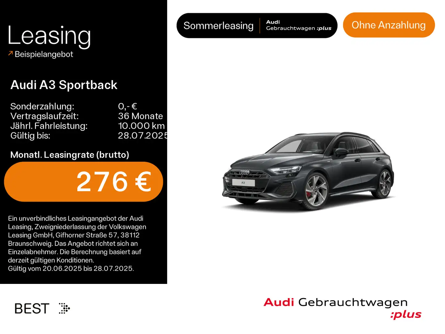 Audi A3 35 TFSI S-LINE*NAVI-PLUS*KAMERA*HUD Grau - 1