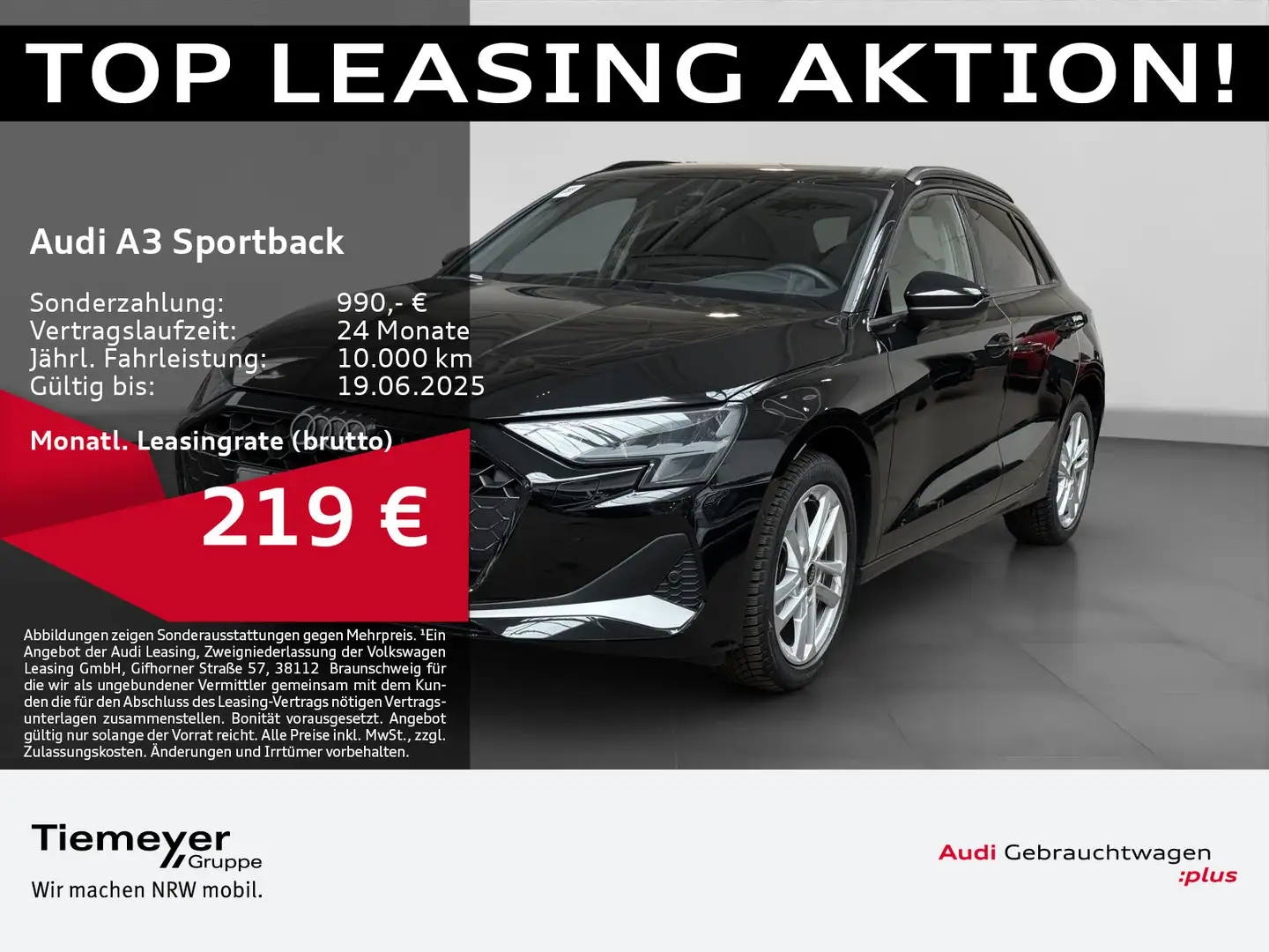 Audi A3 35 TFSI ADVANCED LM18 AHK SPORTSITZ Zwart - 1