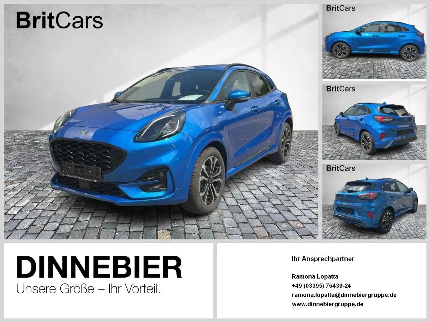 Ford Puma ST-Line X LED+Navi+Kamera+Winterpaket Blau - 1