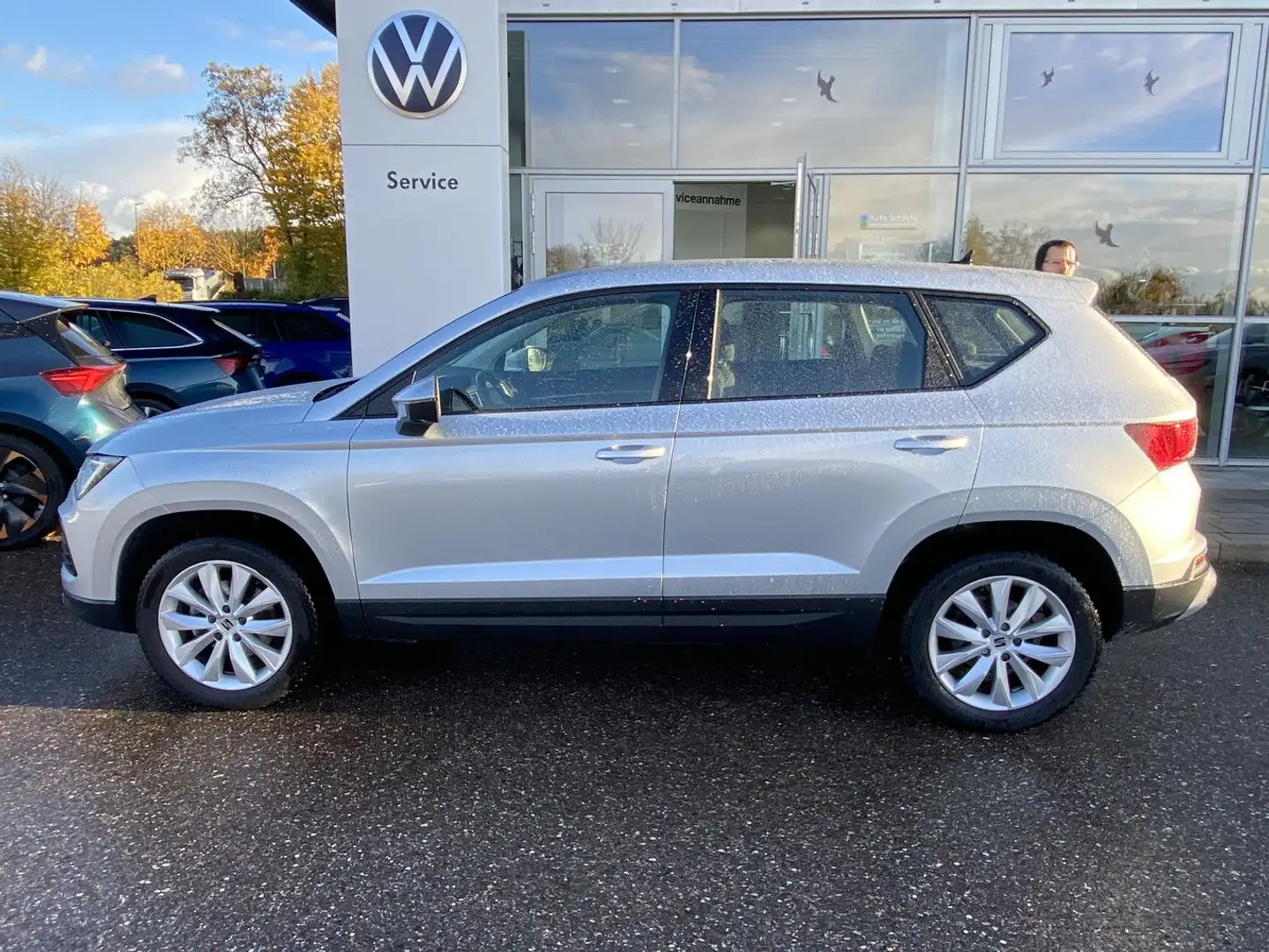 SEAT Ateca 1.5 TSI Style 17"+NAVI-PRO+LED+AHK+FULL-LI Silber - 2