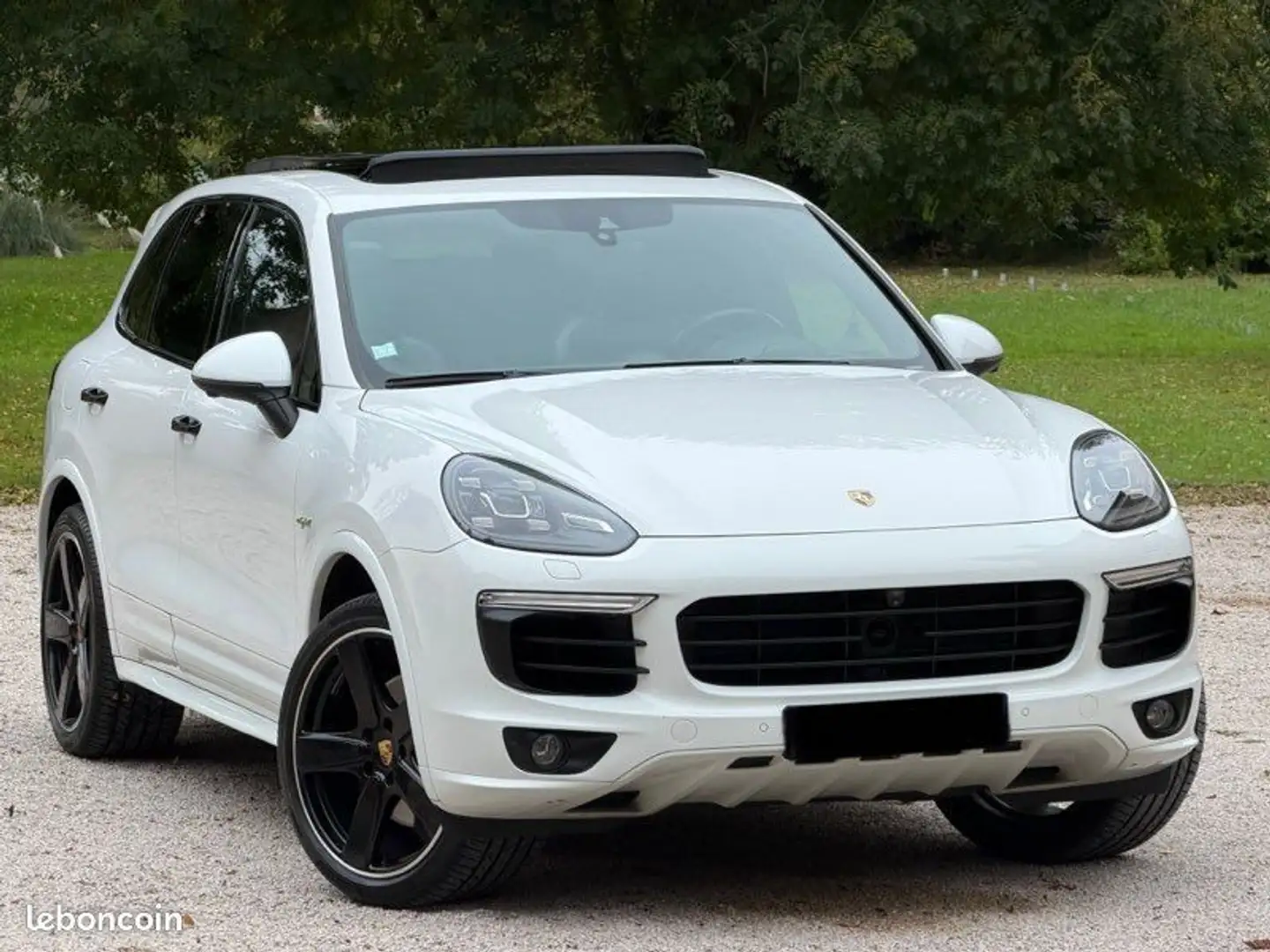 Porsche Cayenne 3.0 V6 416CH S E-Hybrid Pack Sport Design Année 08-2017 Bianco - 2