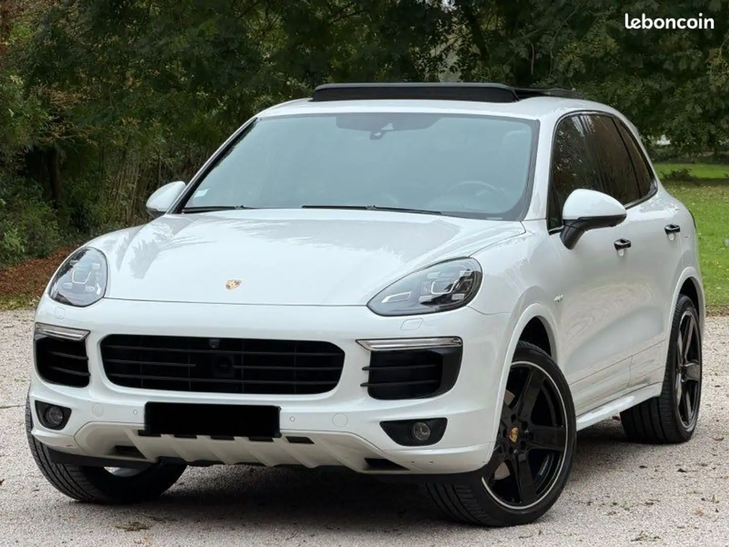 Porsche Cayenne 3.0 V6 416CH S E-Hybrid Pack Sport Design Année 08-2017 Bianco - 1