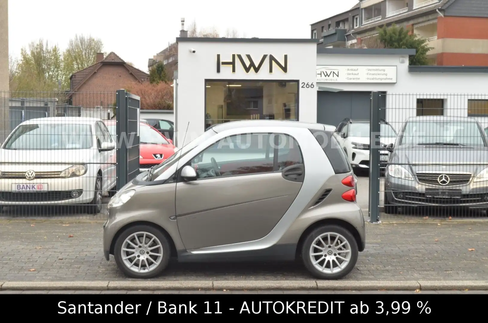 smart forTwo coupe Micro Hybrid Drive KLIMA AUTOM. Argent - 1