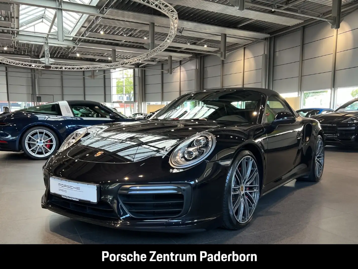 Porsche 991 911 Turbo Cabriolet Naturleder Sitzbelüftung Noir - 1
