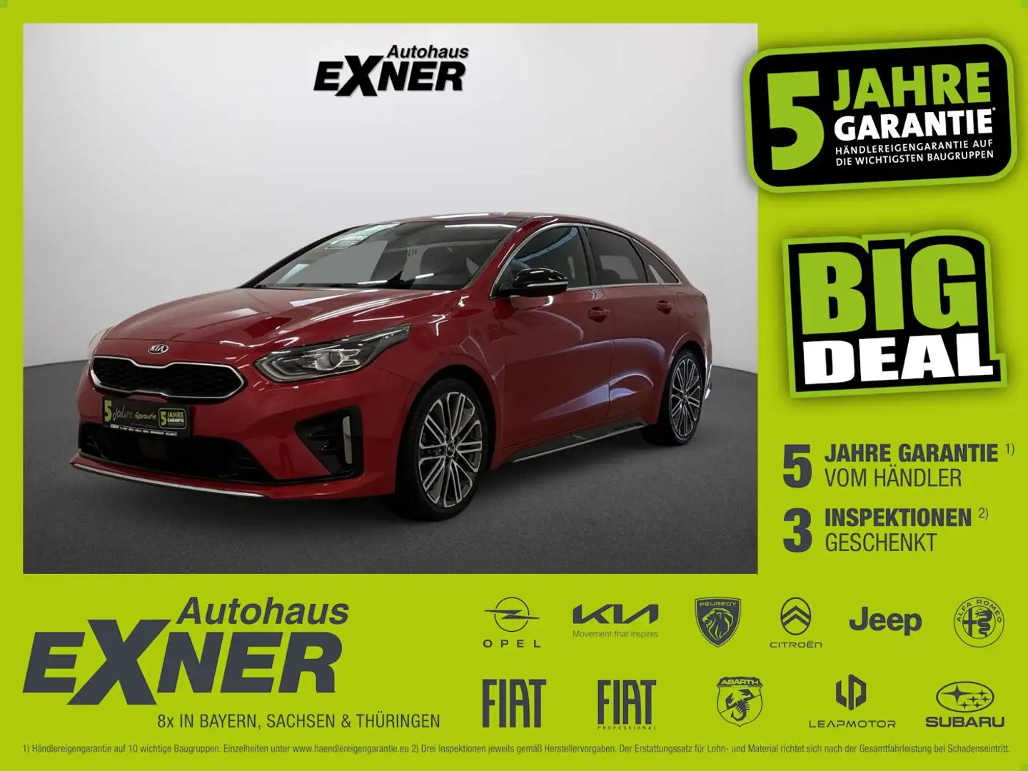 Kia ProCeed / pro_cee'd ProCeed 1.4 GT LINE ACC+LED+Navi+SHZ+Winterp.+LM Rot - 1