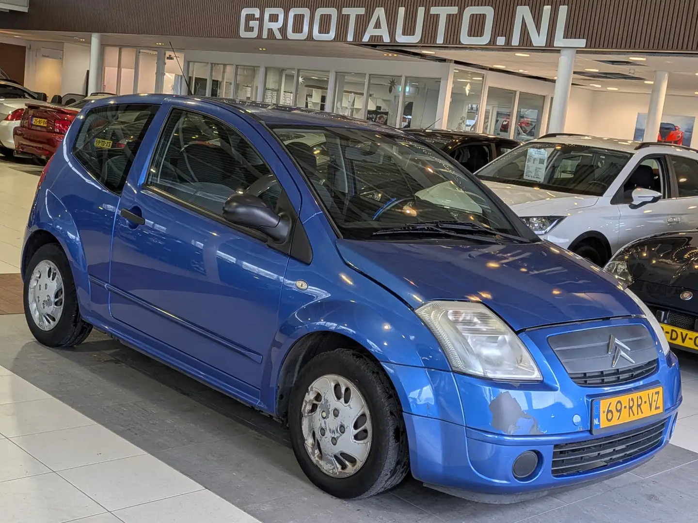 Citroen C2 1.4i Attraction Airco, Stuurbekrachtiging Blauw - 1