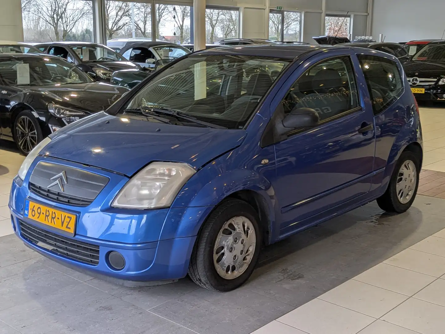 Citroen C2 1.4i Attraction Airco, Stuurbekrachtiging Blauw - 2