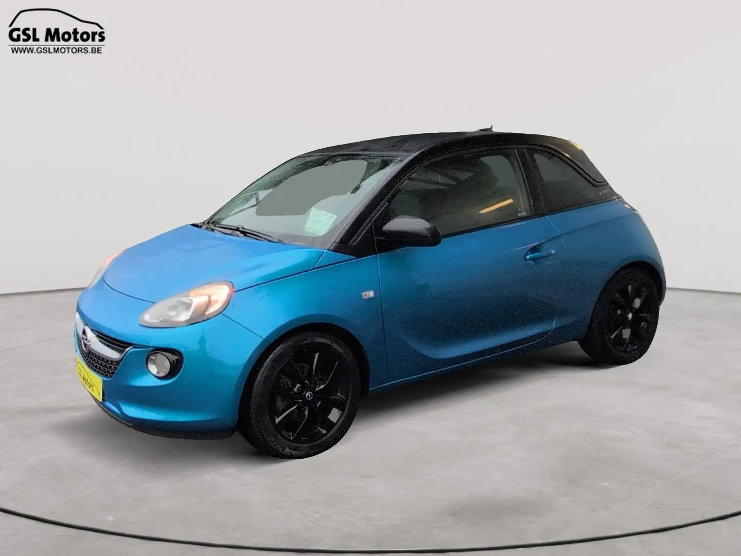 Opel Adam 1.2i 70cv Bleue 09/17 Airco Capteurs bluetooth USB Bleu - 1