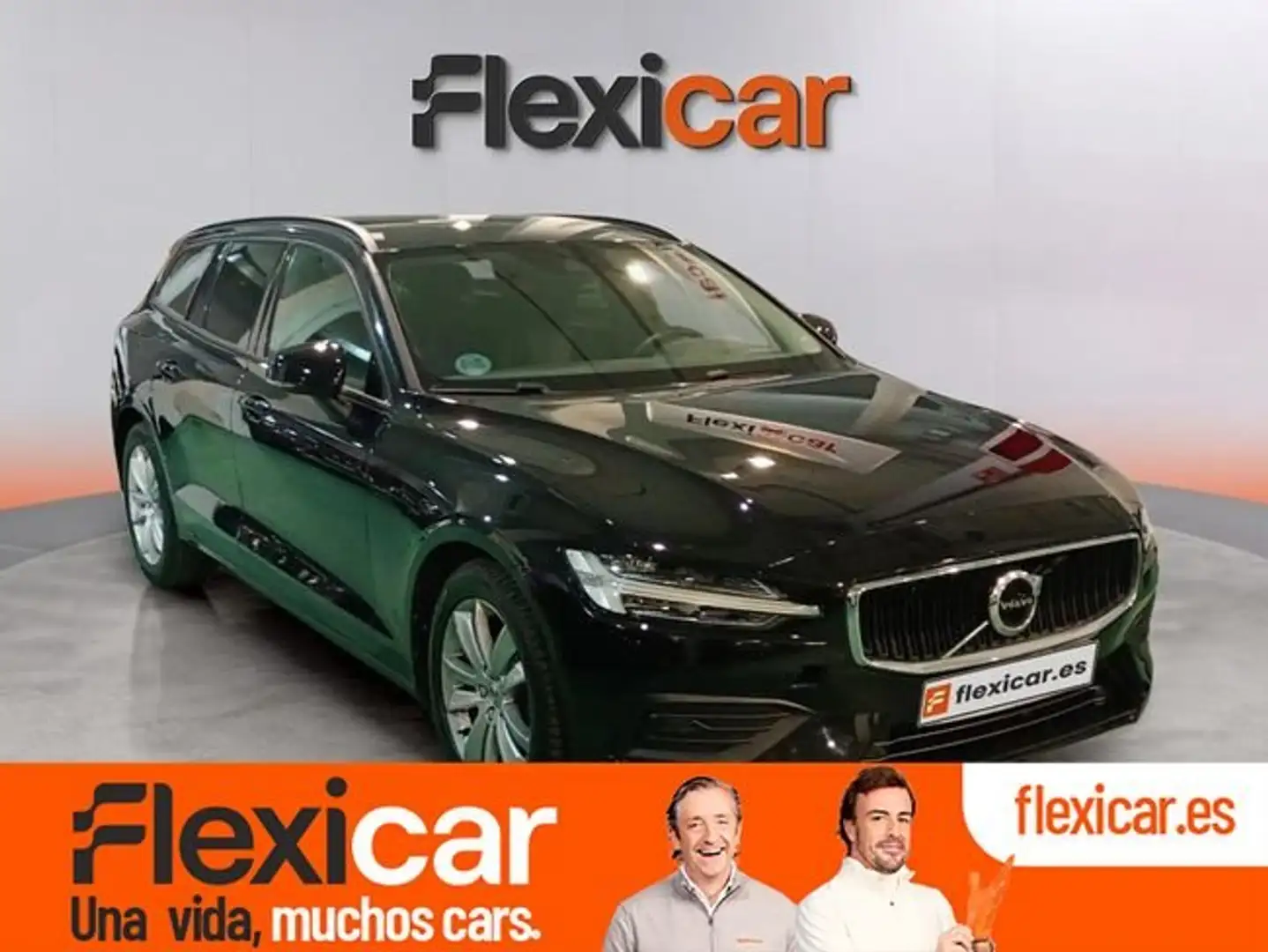 Volvo V60 D2 Kinetic Aut. 120 Negro - 1