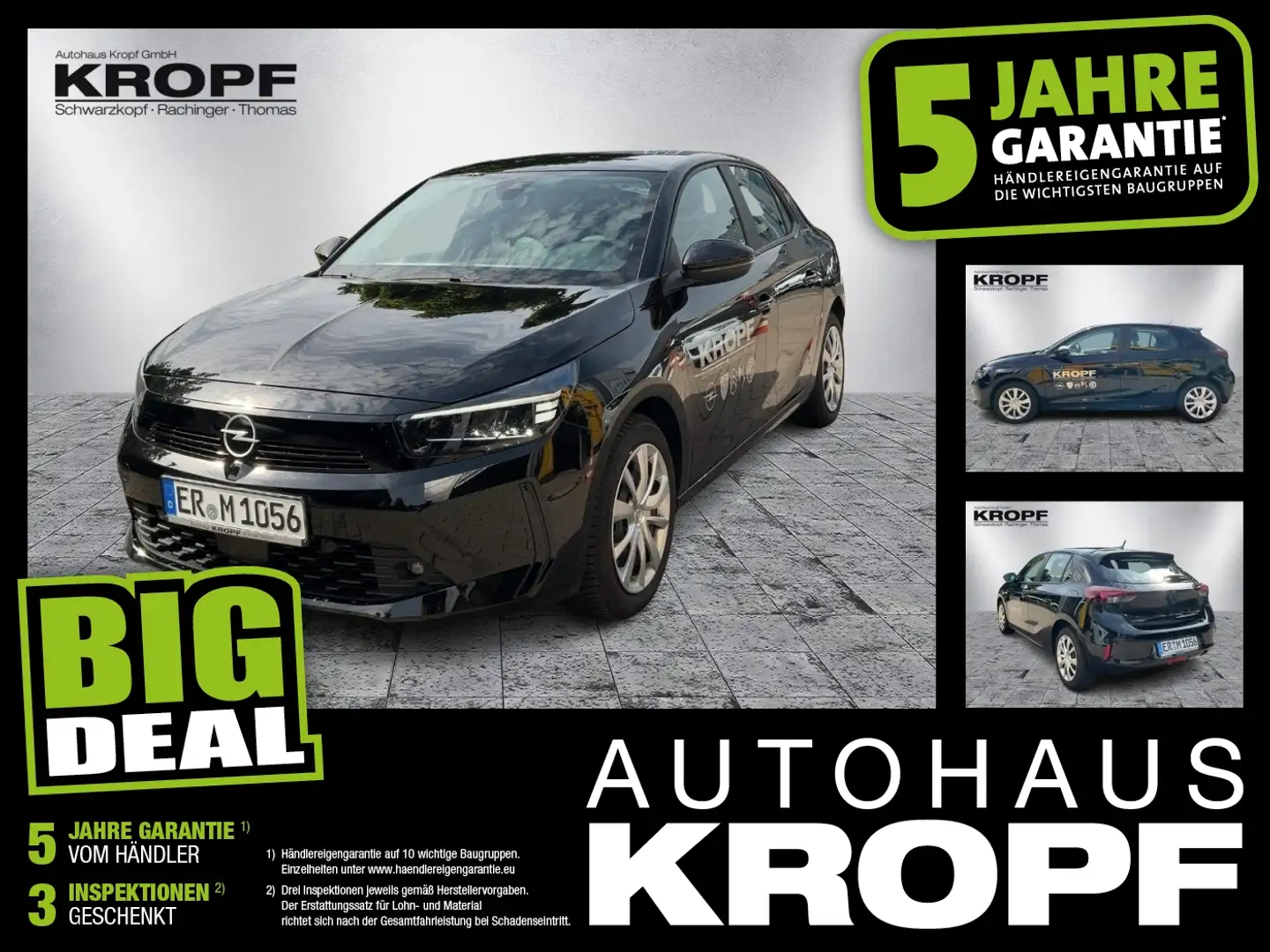 Opel Corsa F 1.2 Turbo Edition FLA LED SpurH P.Pilot Noir - 1