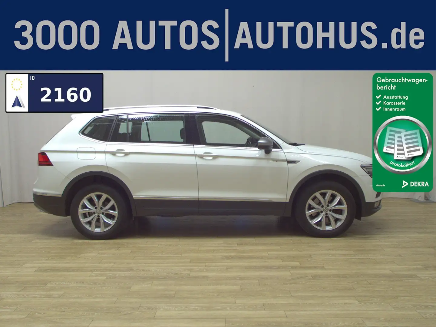 Volkswagen Tiguan Allspace 2.0 TSI 4M Highline AID Navi LED Weiß - 1