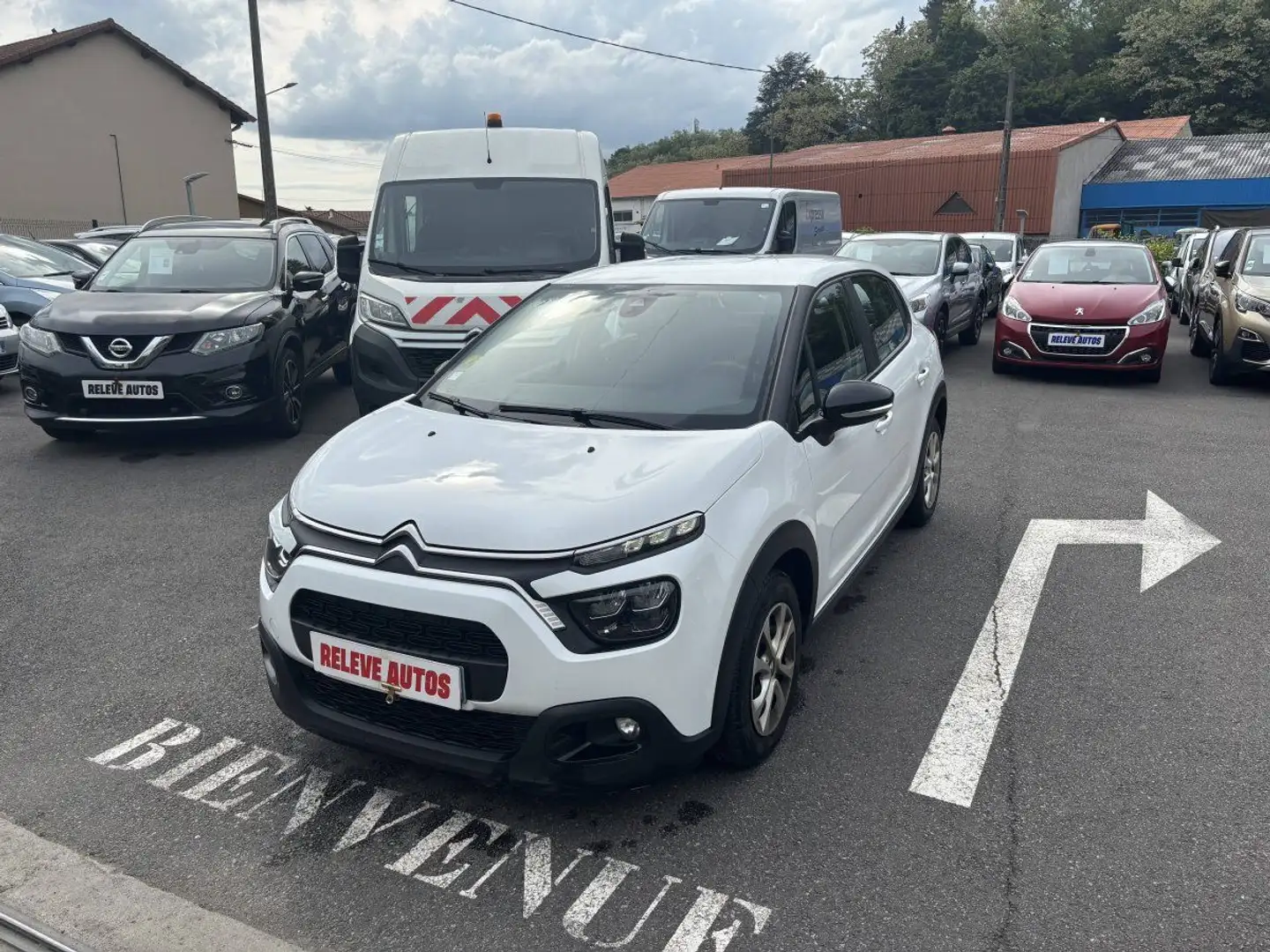 Citroen C3 Citroën III 1.5 BlueHDi 100ch S&S Feel Business E6.d Blanc - 2