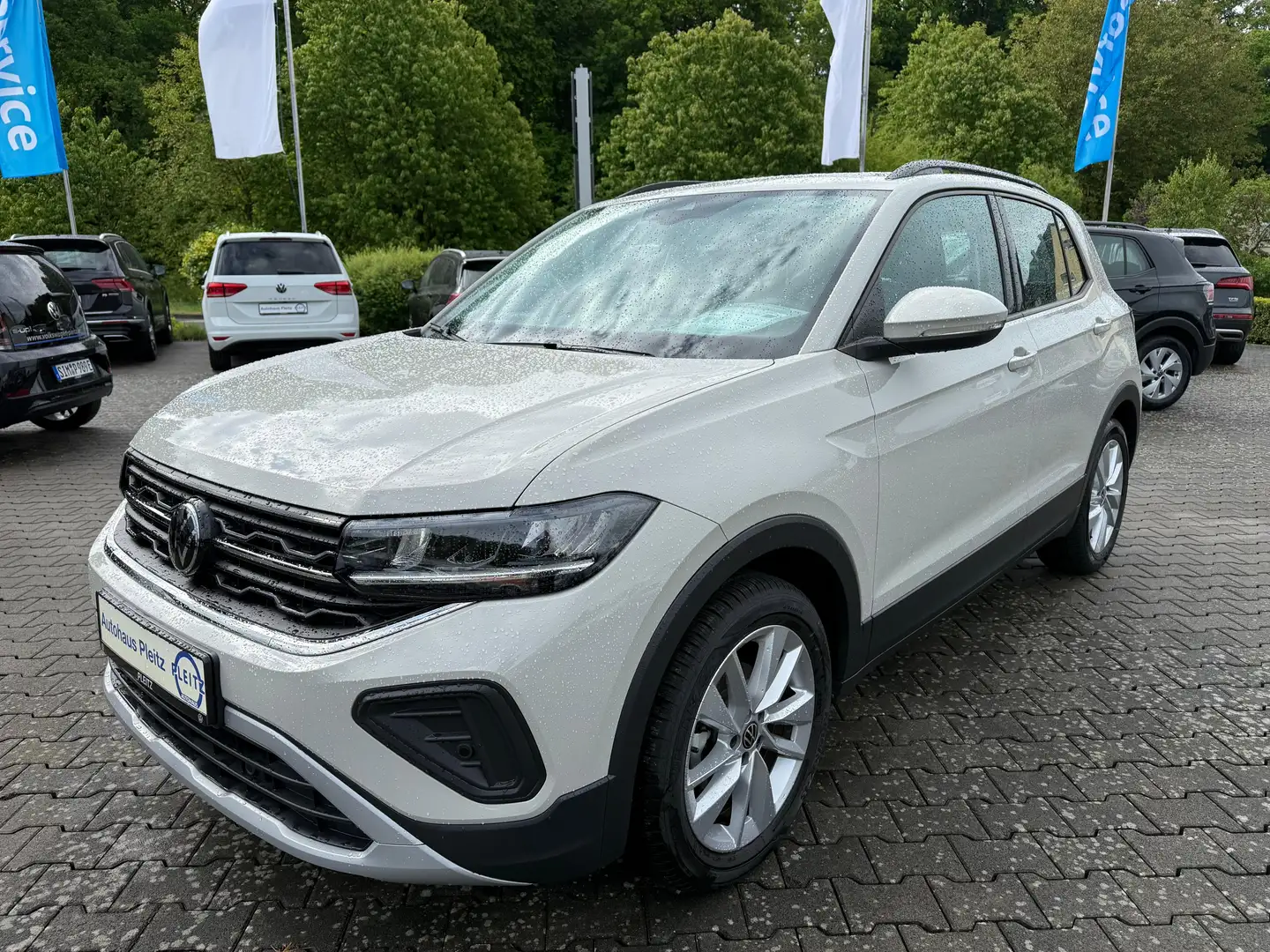 Volkswagen T-Cross 1.0 TSI Life DSG SHZ Ganzj. (Garantie 08.2029) Gris - 1