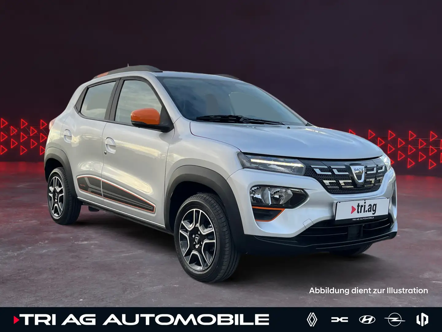 Dacia Spring Comfort Plus Look-Paket Orange CCS-Ladean Grau - 1