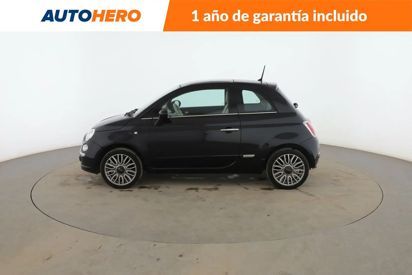 Fiat 500 1.2 Lounge Negro - 2