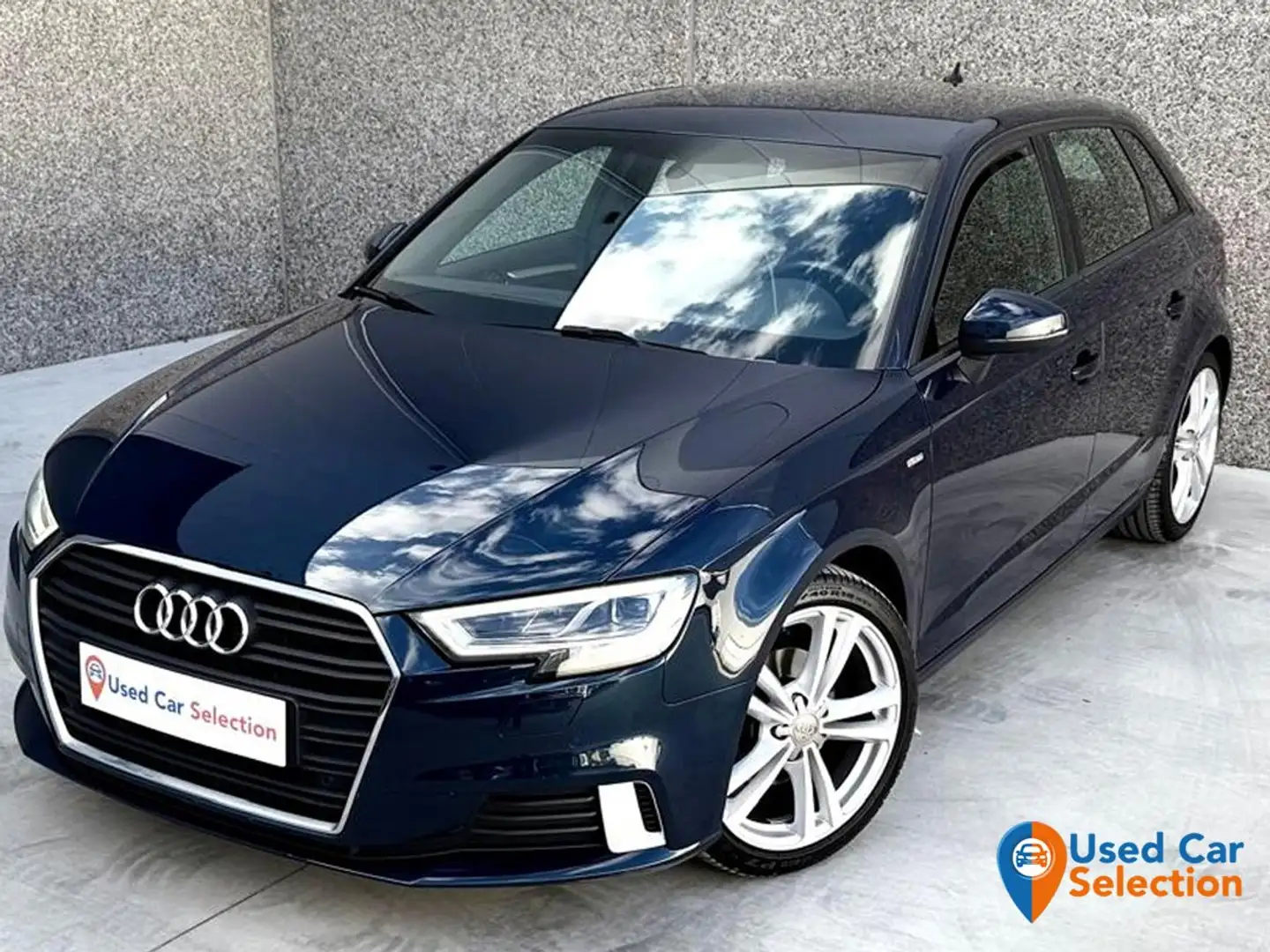 Audi A3 A3 30 TFSI Sportback S-line Bleu - 1