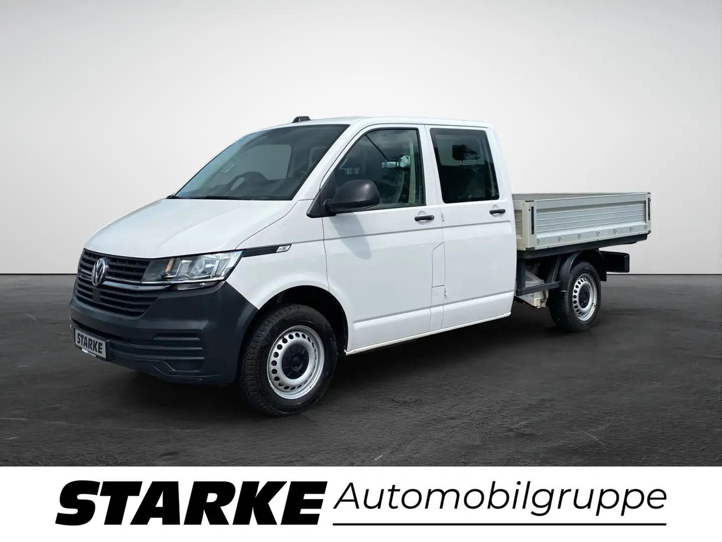 Volkswagen T6 Transporter T6.1 DoKa 2.0 TDI Pritsche lang Weiß - 2