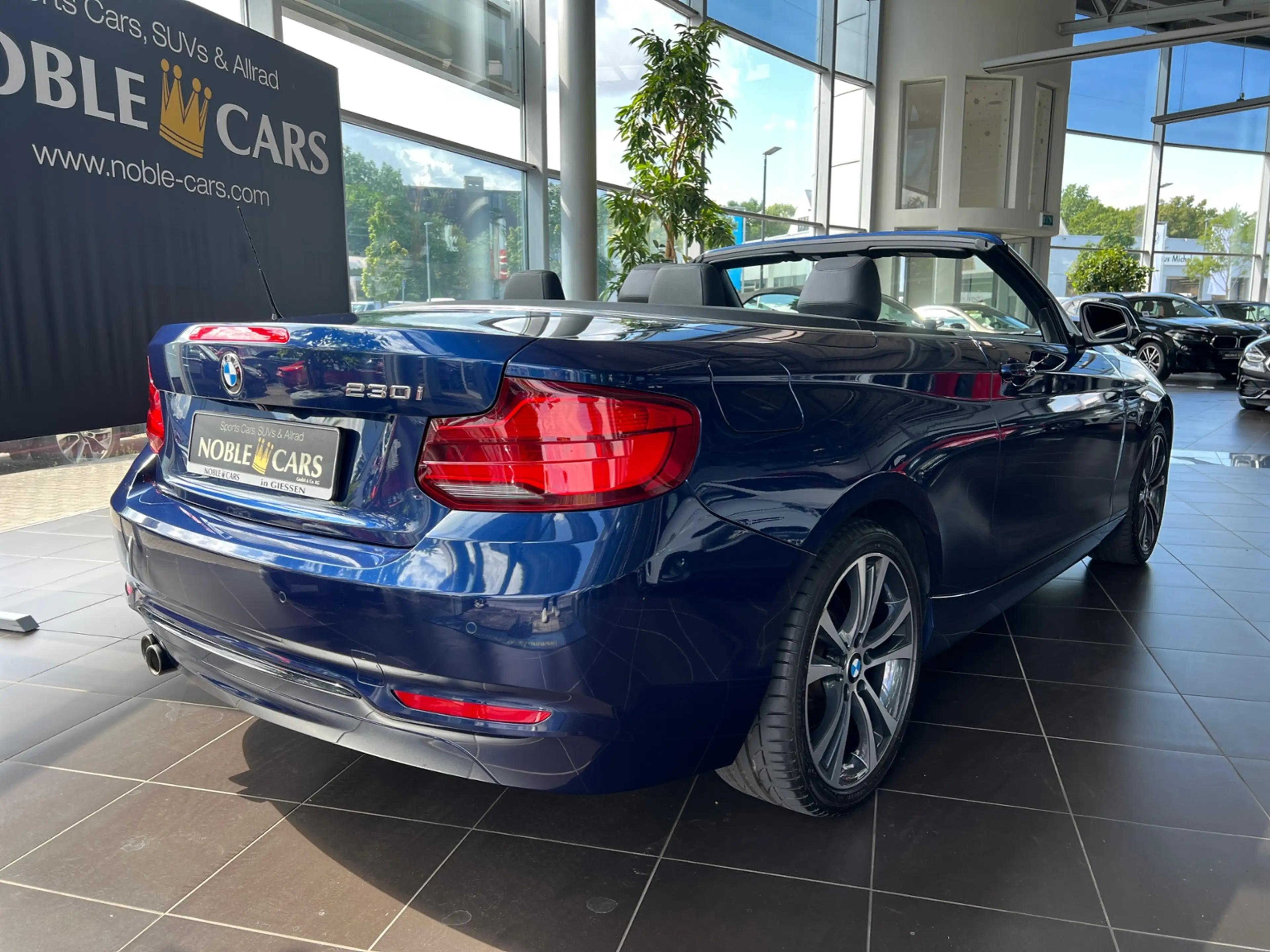 BMW 230 i Cabrio Sport Line H/K LEDER LED NAV RFK 18" — photo 8